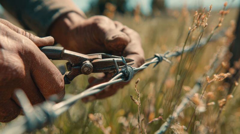 Barbed Wire Fence Replacement